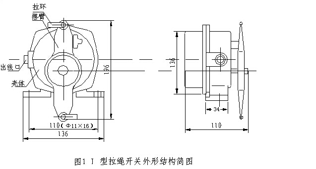 卓信BXYLS-I防爆雙向拉繩開關_雙向拉繩開關生產廠家工廠直營
